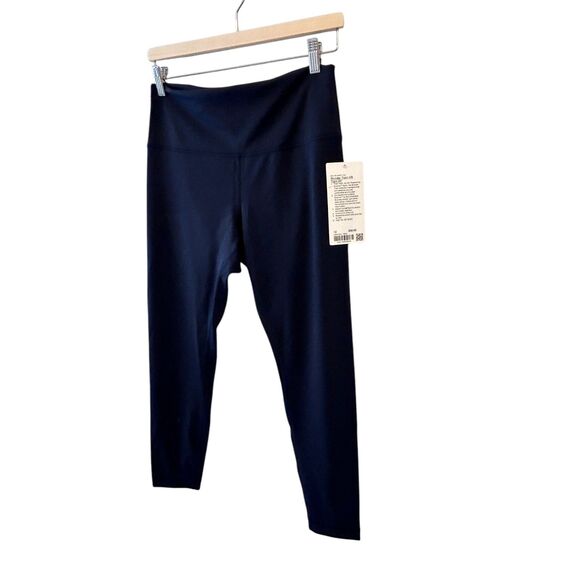 Lululemon Wunder Train HR 25” Size 12 Blue True Navy Authentic New Tag Rear Logo - Picture 4 of 8